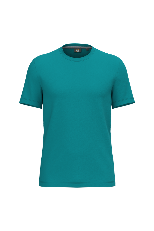 T-shirt à traitement antibactérien homme Teal Blue WK. Designed To Work
