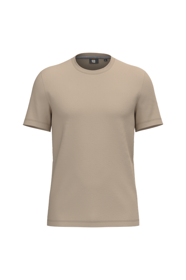 T-shirt à traitement antibactérien homme Light Sand WK. Designed To Work