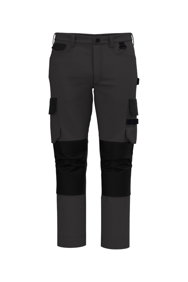 Pantalon de travail bicolore homme Dark Grey / Black WK. Designed To Work