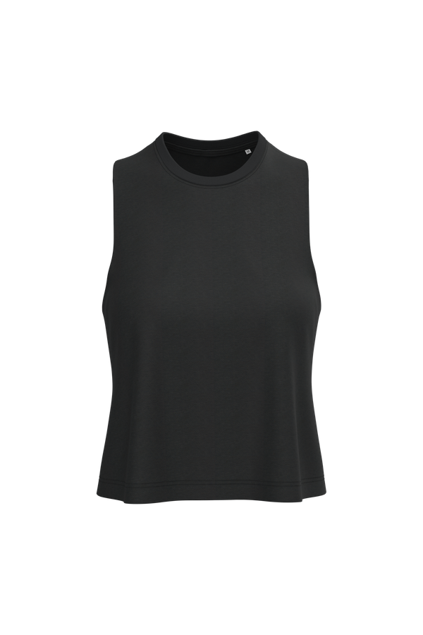 Débardeur crop Triblend femme Black PROACT®