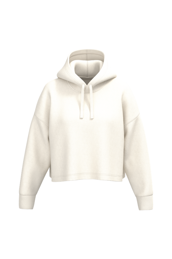 Sweat-shirt crop à capuche femme Coconut Milk PROACT®