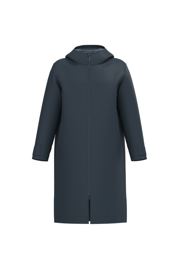 Parka longue doublée sherpa unisexe Navy PROACT®