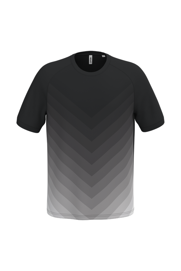 Maillot multisport polyester sublimé unisexe Black PROACT®