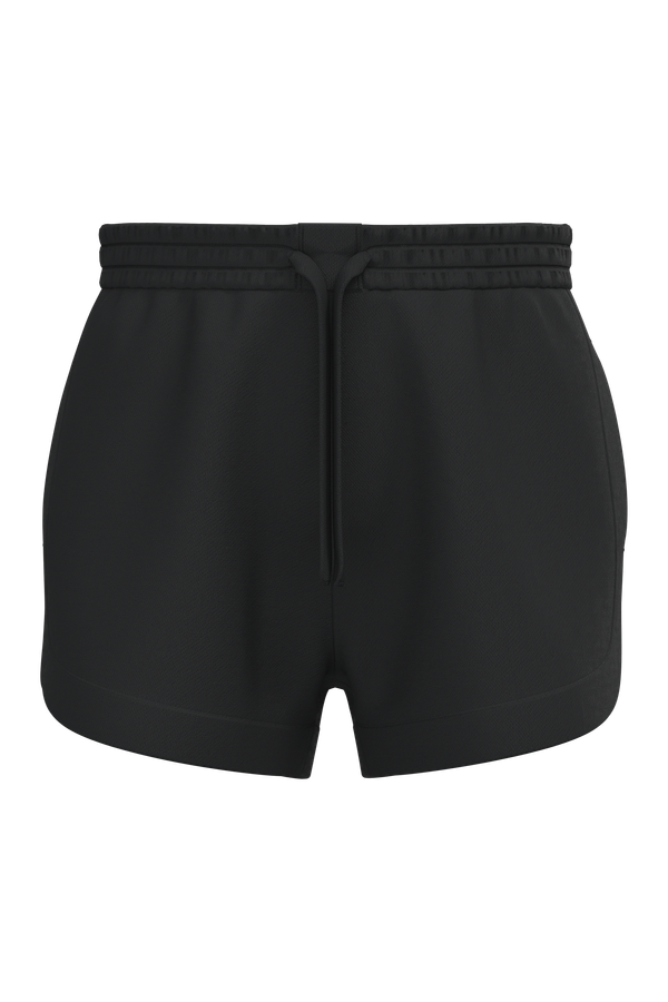 Short écoresponsable French Terry femme Black Native Spirit