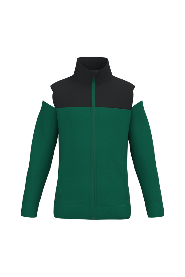 Veste de survêtement zippée enfant Dark Green / Black PROACT®