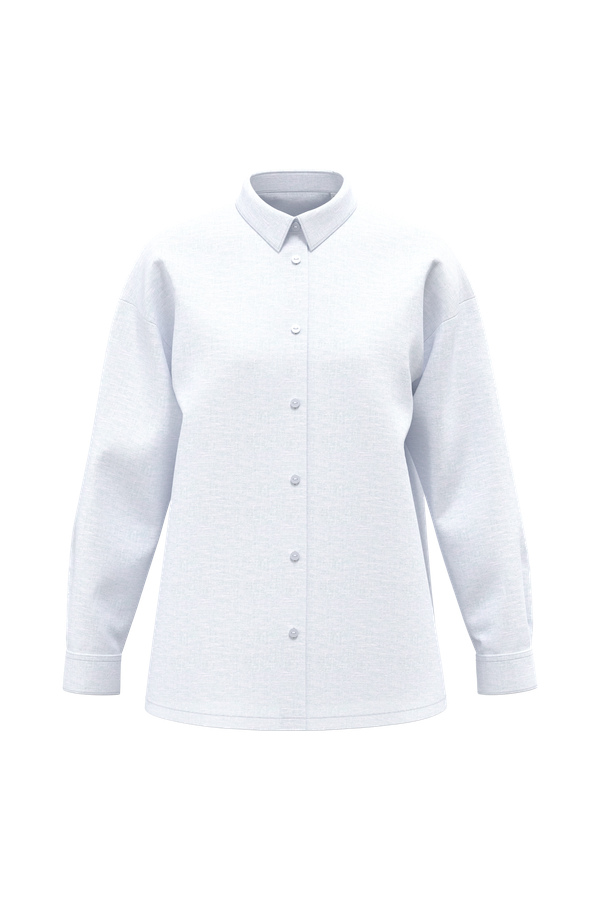 Chemise oversize en lin femme White Spasso