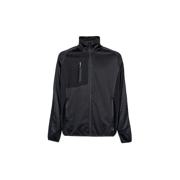 Sweat-shirt full zip HULL Black Carbon U-Power