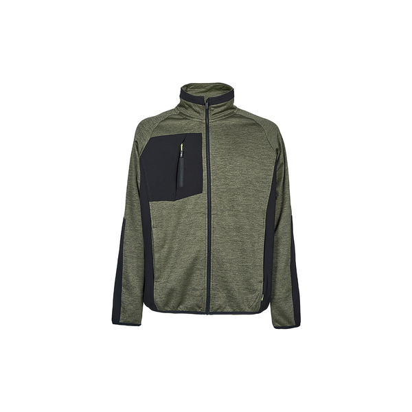 Sweat-shirt full zip HULL Dark Green U-Power