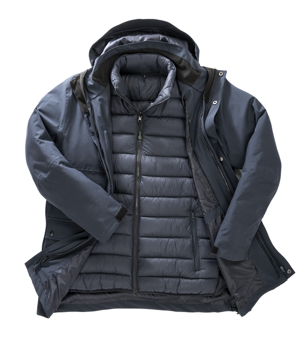Doudoune Ripstop recyclée 3 en 1 Navy Result