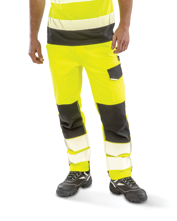 Pantalon de sécurité recyclé Safe-Guard Fluorescent Yellow Result