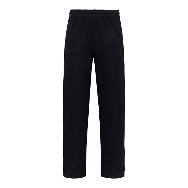 Pantalon de jogging Iconic 250 à ourlet ouvert Black Fruit of the Loom