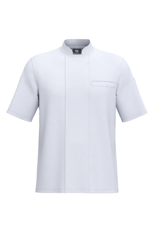 Veste de cuisine écoresponsable et respirante manches courtes unisexe White WK. Designed To Work