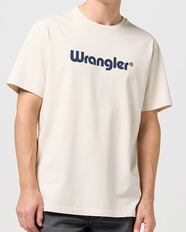 T-shirt logo Beige WRANGLER