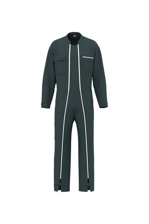 Combinaison double zip unisexe US Green WK.Designed To Work