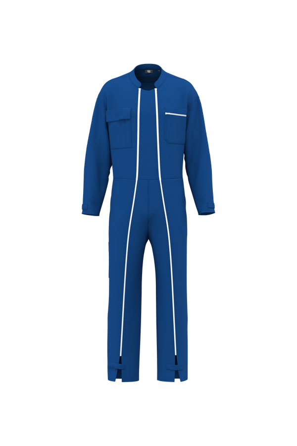 Combinaison double zip unisexe Royal Blue WK.Designed To Work