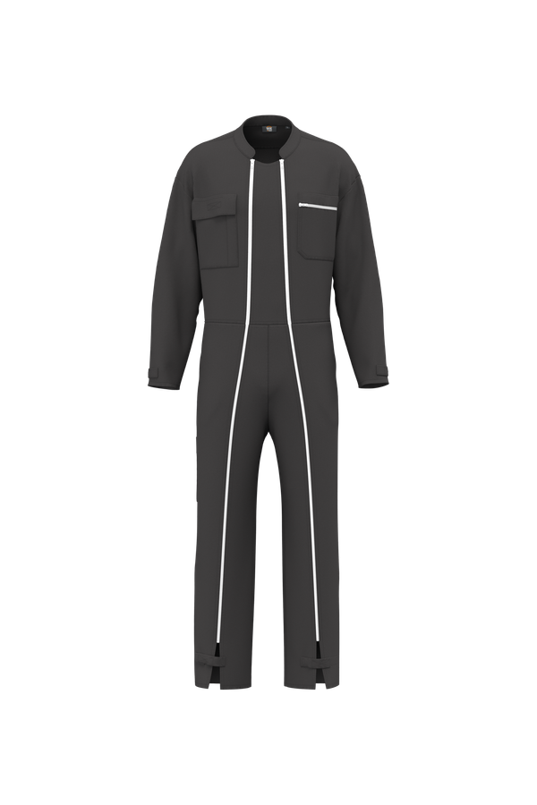 Combinaison double zip unisexe Dark Grey WK.Designed To Work