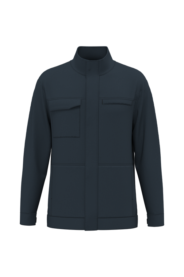 Veste de travail sans métal unisexe Navy WK. Designed To Work