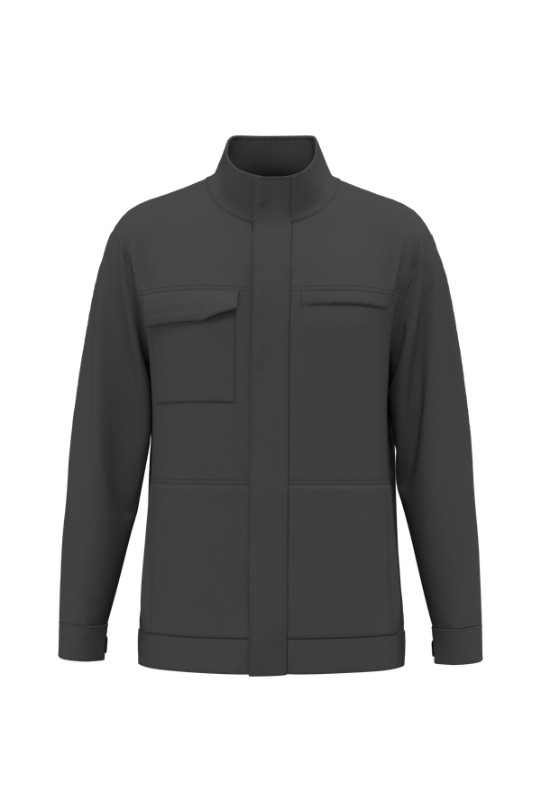 Veste de travail sans métal unisexe Dark Grey WK. Designed To Work