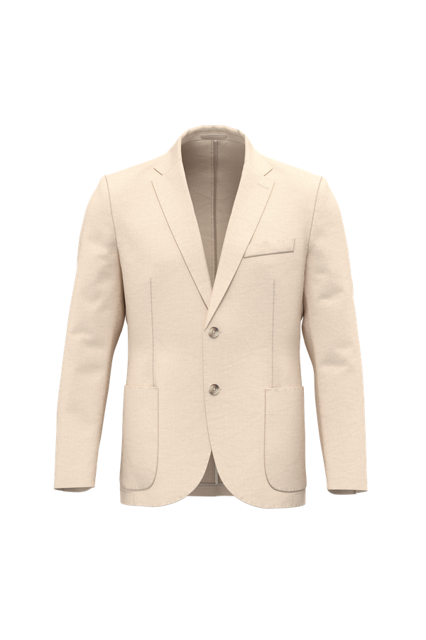 Blazer délavé en lin homme Washed Linen Sand Spasso