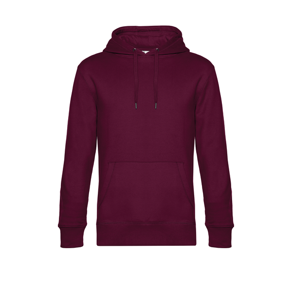 Sweat à capuche KING Dark Cherry B&C