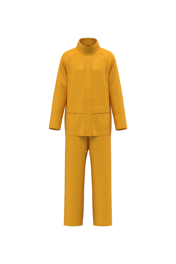Ensemble de pluie unisexe Yellow WK. Designed To Work