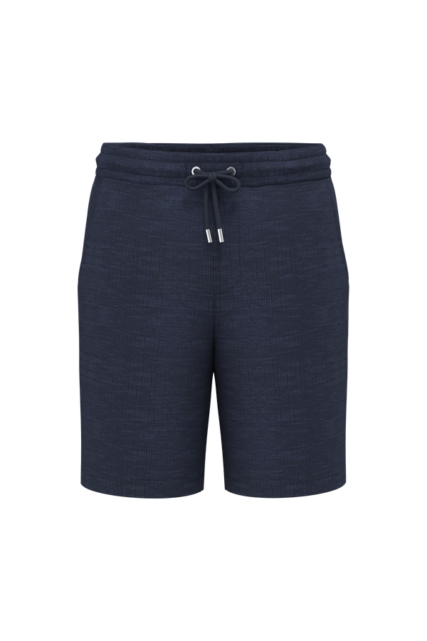 Bermuda texturé homme Navy Blue Spasso