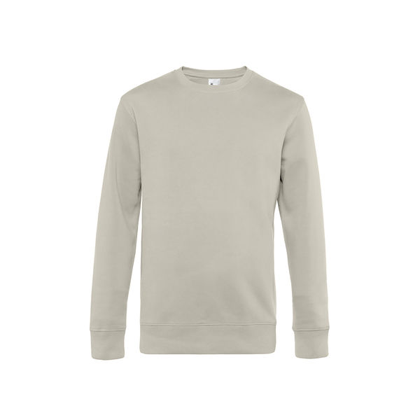 Sweat col rond KING Grey Fog B&C