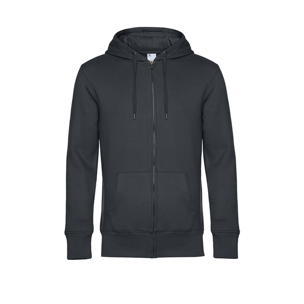 Sweat-shirt capuche zippé KING Asphalt B&C