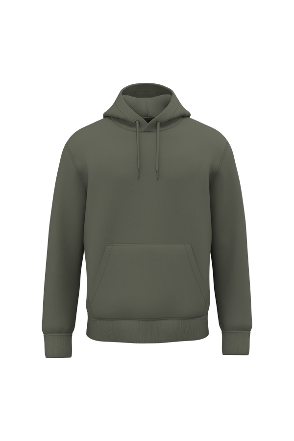 Sweat-shirt écoresponsable à capuche unisexe Organic Khaki Native Spirit