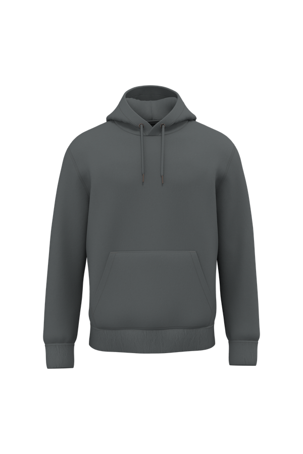Sweat-shirt écoresponsable à capuche unisexe Iron Grey Native Spirit