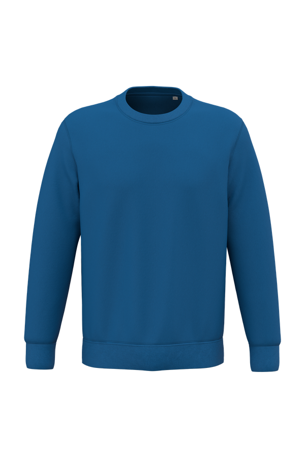 Sweat-shirt écoresponsable à col rond unisexe Sea Blue Native Spirit