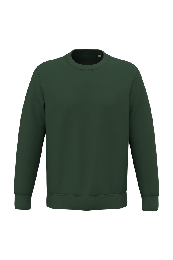 Sweat-shirt écoresponsable à col rond unisexe Forest Green Native Spirit