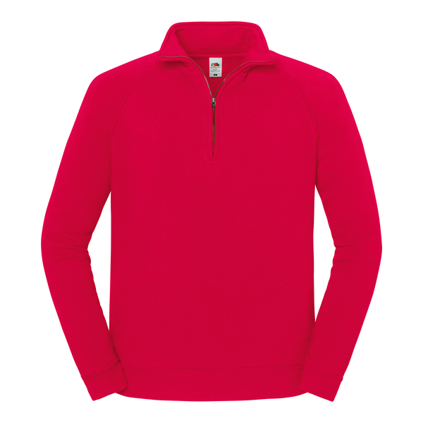Sweat-shirt homme Iconic premium à col zippé Red Fruit of the Loom