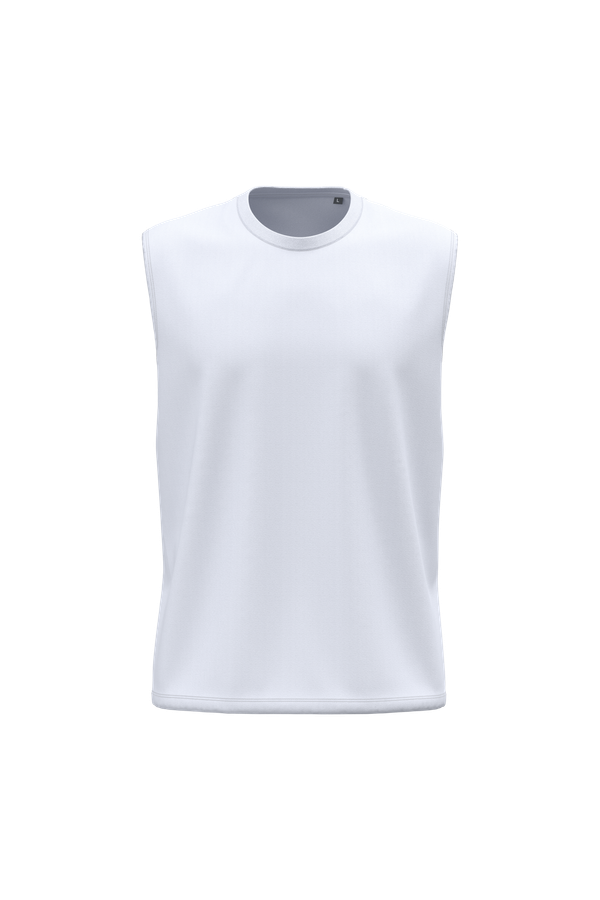T-shirt sans manches Bio150 homme White Kariban