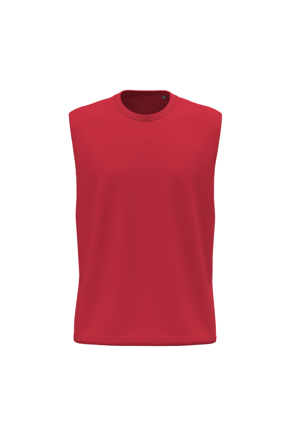 T-shirt sans manches Bio150 homme Red Kariban