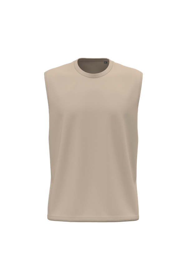 T-shirt sans manches Bio150 homme Light Sand Kariban