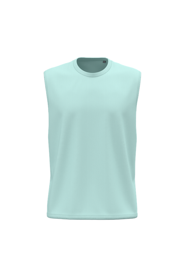 T-shirt sans manches Bio150 homme Ice Mint Kariban