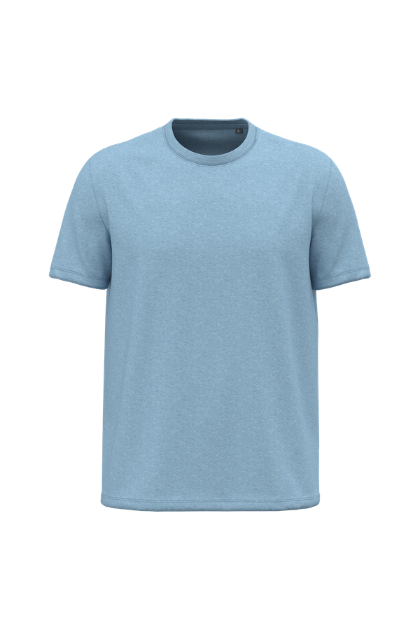 T-shirt Bio190 homme Cloudy Blue Heather Kariban
