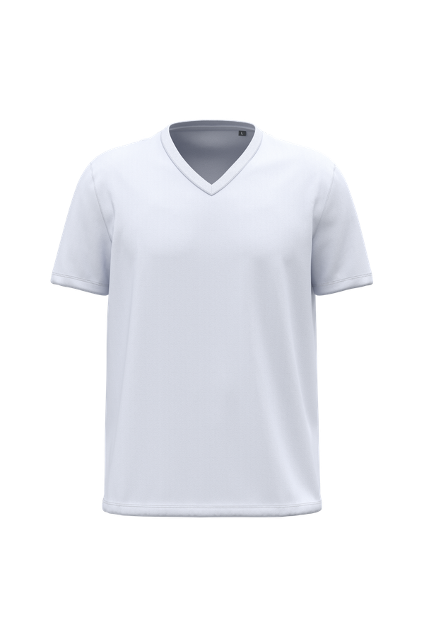 T-shirt Bio150 col V homme White Kariban
