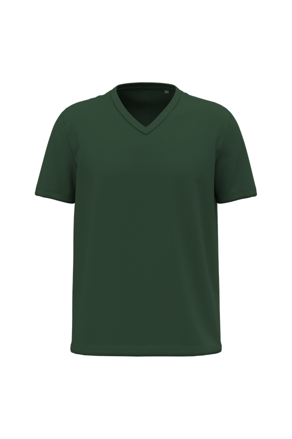 T-shirt Bio150 col V homme Forest Green Kariban