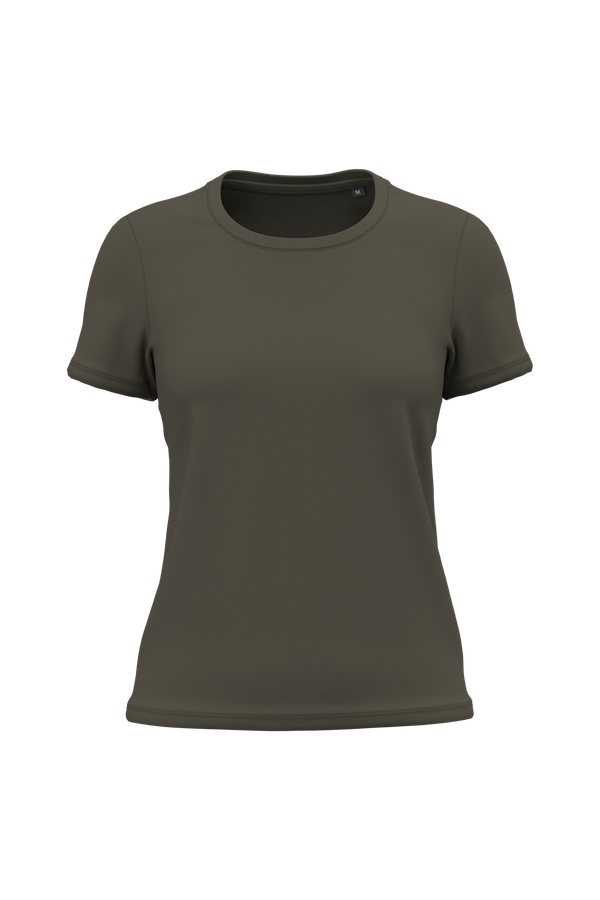 T-shirt Bio150  femme Dark Khaki Kariban