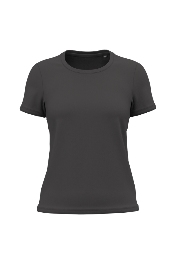T-shirt Bio150  femme Dark Grey Kariban