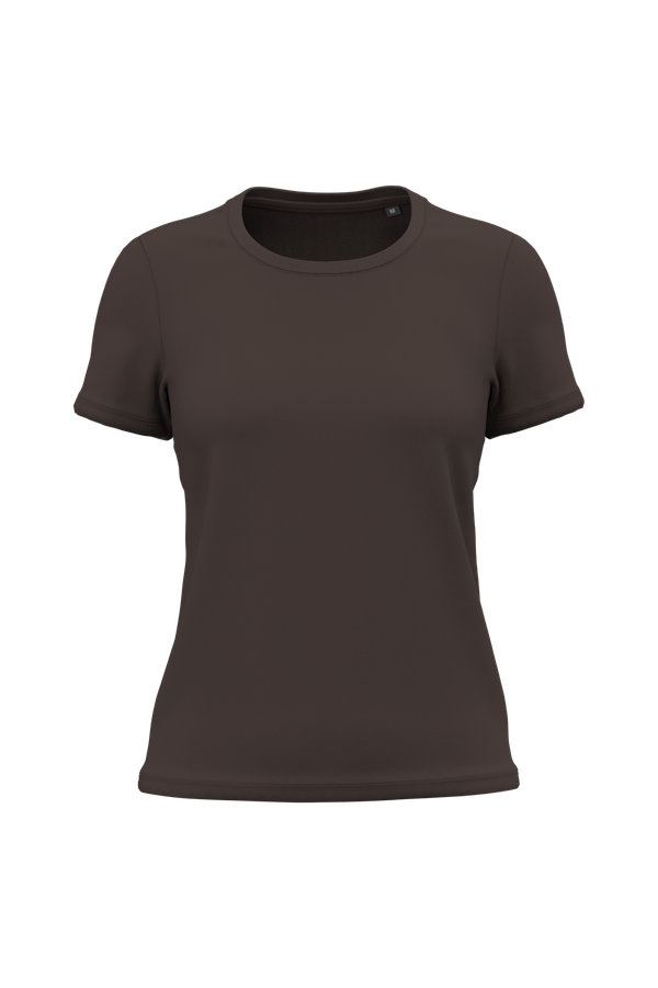 T-shirt Bio150  femme Chocolate Kariban