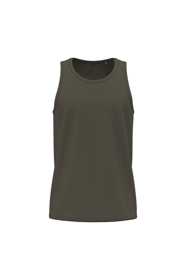 Débardeur Bio150 homme Dark Khaki Kariban