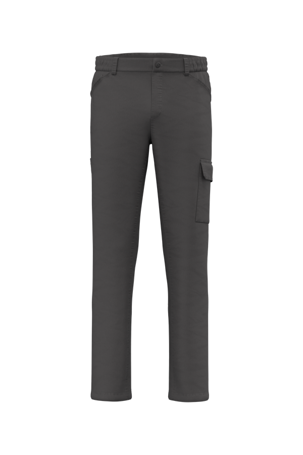 Pantalon stretch coton unisexe Dark Grey WK. Designed To Work
