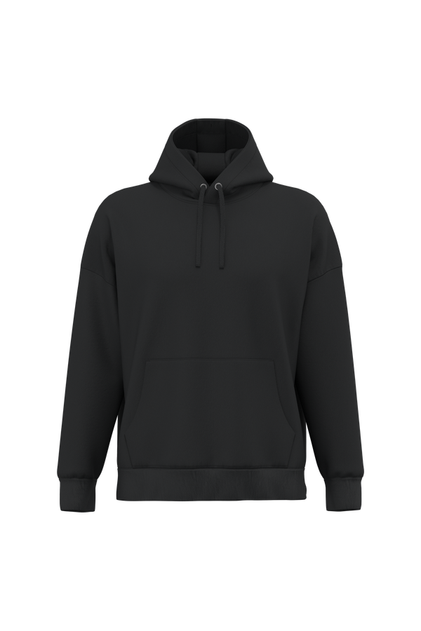 Sweat-shirt écoresponsable à capuche oversize unisexe Black Native Spirit