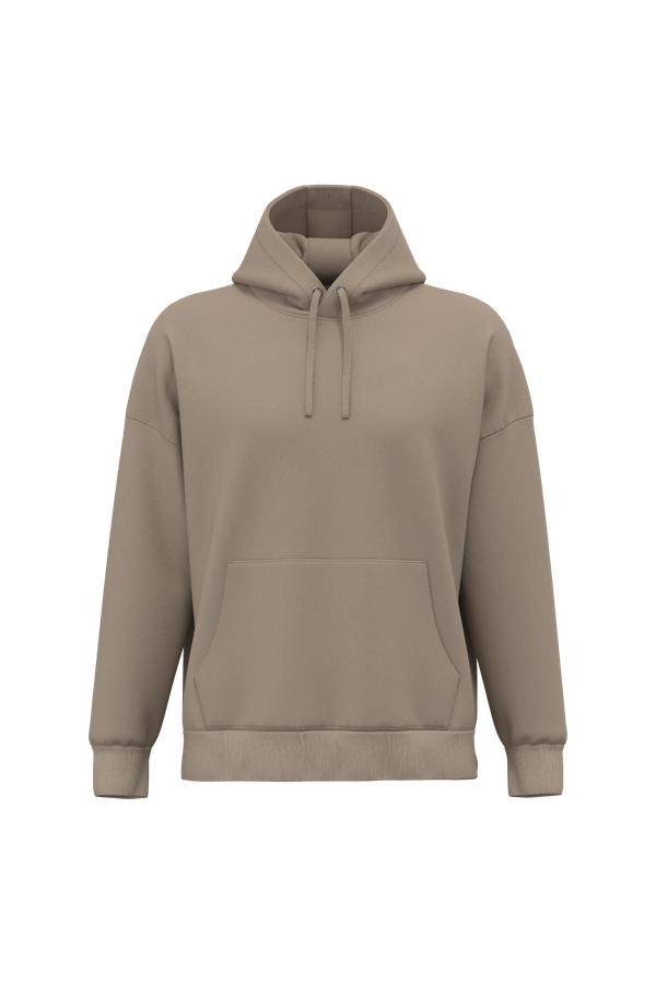 Sweat-shirt écoresponsable à capuche oversize unisexe Wet Sand Native Spirit