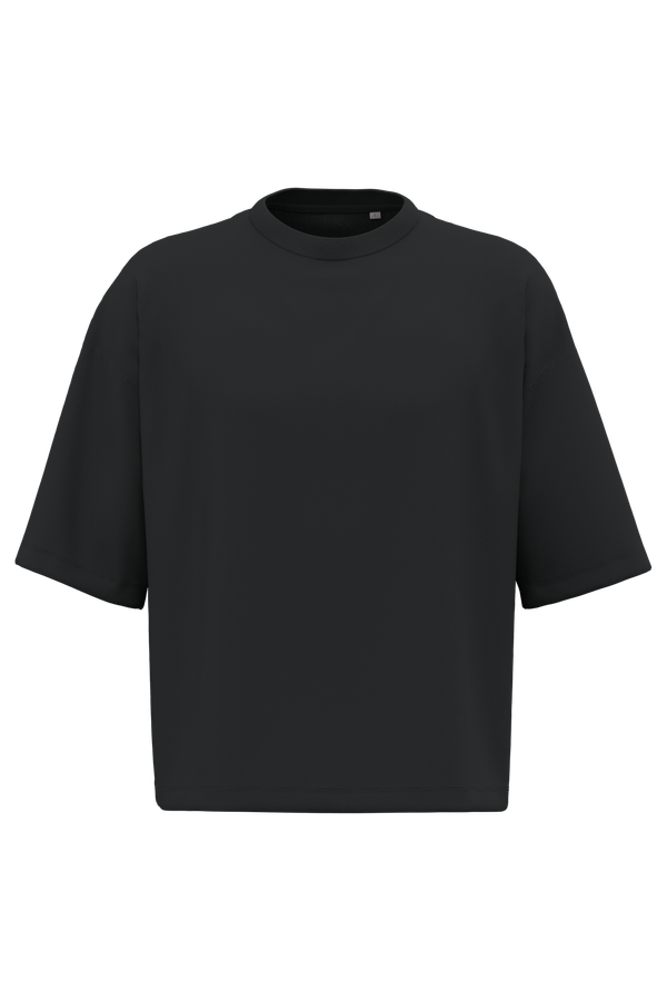 T-shirt écoresponsable boxy à épaules tombantes homme Black Native Spirit
