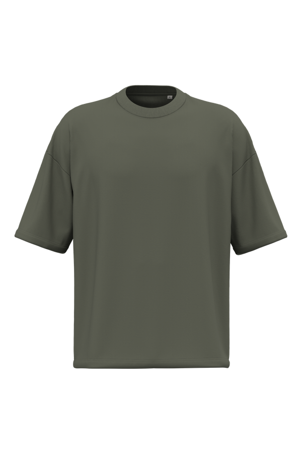 T-shirt écoresponsable oversize unisexe Organic Khaki Native Spirit