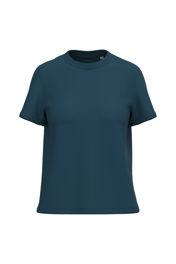 T-shirt écoresponsable femme Peacock Blue Native Spirit